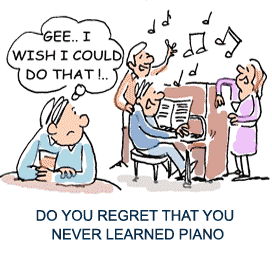 never too late to learn to play piano