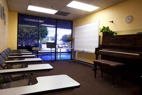 Bright and clean classroom